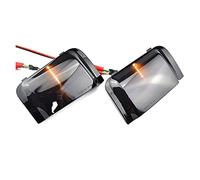 Jodriva 2 uds Luz de Espejo Lateral Lente ahumada Luces indicadoras de Espejo retrovisor lámparas de Bienvenida lámpara de señal, for Fiat, DUCATO, Boxer Luz Intermitente del Coche