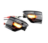 Jodriva 2 uds luz de señal de Giro dinámica Espejo retrovisor del Coche indicador Intermitente, for Ford, for Focus 2 MK2 2004-2008 C-MAX Luz Intermitente del Coche