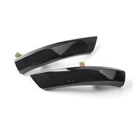 Jodriva 2 uds luz de señal de Giro dinámica indicador de Espejo Lateral lámpara Intermitente secuencial luz Azul de Carcasa ahumada, for Ford, Focus, Mondeo, Luz Intermitente del Coche