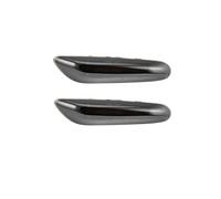 Jodriva 2 uds señal de Giro fluida dinámica indicador Lateral luz Intermitente lámpara secuencial, for, E60 E61 E90 E91 E81 E82 E88 E46 X3 X1 Luz Intermitente del Coche(Smoke Shell)