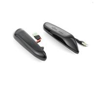 Jodriva 2 uds señales de Giro dinámicas luz de indicador Lateral luz Intermitente secuencial, for, E90 E91 E92 E93 E60 E87 E82 X3 X1 Luz Intermitente del Coche(Smoke Shell)