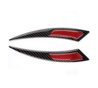 Jodriva 2 Unids/Lote Coche Fibras de Carbono Verdaderas Etiqueta Engomada del Coche Auto Anti-arañazos Tiras Protección de Ajuste Cinta Reflectante Reemplazo del Soporte del Parachoques