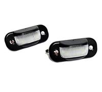Jodriva 2x luz de matrícula LED blanca Canbus for 80 90 B3 B4 100 A6 S6 C4 Cabriolet V8 Luz de matrícula