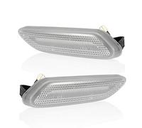 Jodriva 2X Luz de posición Lateral de señal de Giro dinámica, lámpara Intermitente, lámparas de repetición Lateral, for, Mini, Cooper R60 R61 2012-2017 Luz Intermitente del Coche(Type A)