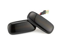 Jodriva 2X luz Intermitente secuencial de indicador Lateral dinámico, for, A2 A3 8L A4 B5 A8 4D A6 4B C5 TT 8N 8N0 949 127A Luz Intermitente del Coche(Smoked Shell)