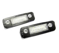 Jodriva 2x Luz LED for matrícula de blanca Canbus, for Fiesta, V VI Fusion, for Mondeo, II Luz de matrícula de coche