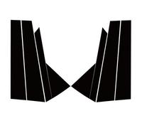 Jodriva 8 postes de pilar pulidos, for HYUNDAI, for Tucson 2015-2019, pegatina columna BC for cubierta moldura ventana Molduras decorativas protectoras para puertas