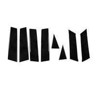 Jodriva 8 postes de pilar pulidos, for Nissan, for Altima 2013-2018, cubierta embellecedora ventana puerta Molduras decorativas protectoras para puertas