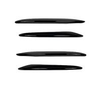 Jodriva ABS Coche Parachoques Delantero Labio Divisor alerón luz antiniebla Ajuste, for, Clase E W213 S213 E200 E220d E250 E300 AMG 2016-2020 Spoilers Delanteros(Black Glossy Black-01)