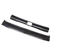 Jodriva Accesorios de coche, Protector de parachoques trasero de acero inoxidable, embellecedor de placa de rodadura de maletero, for Civic, 10.ª generación 2018 Protector de parachoques trasero(BLACK