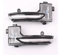 Jodriva Accesorios de luz de señal de Giro dinámica lámpara de Espejo retrovisor de Coche, for Mazda, for 3 Axela, for 6 Atenza 2016 2017 2018 2019 Luz Intermitente del Coche(Crystal White)