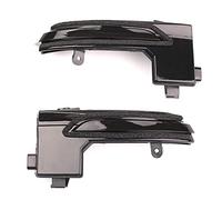 Jodriva Accesorios de luz de señal de Giro dinámica lámpara de Espejo retrovisor de Coche, for Mazda, for 3 Axela, for 6 Atenza 2016 2017 2018 2019 Luz Intermitente del Coche(Smoky Black)