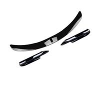 Jodriva Alerón De Parachoques Delantero Hoja Inferior con Embellecedor De Cubierta Divisor Lateral, for, Serie 3 E90 E91 M-Tech Pre-LCI 2005-2008 Alerones Delanteros(Black Glossy Black)