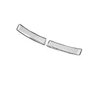 Jodriva Alféizar Protector de Parachoques Trasero, for Mazda, CX-5 CX5 2017 2018 2019-2024, Protector Trasero de Maletero, Placa de pisada, embellecedor, Accesorios for Coche Protector de Parachoques