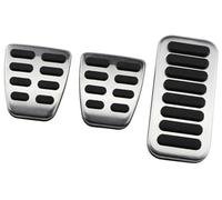 Jodriva Almohadilla de pedal, for Brio 2010 2011 2012 2013 2014 2015 2016 Pedal embrague freno gas acero inoxidable for automóvil Reemplazo del pedal del embrague del automóvil(BLACK MT pedal)