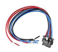 Jodriva Arnés de cableado de luz Trasera for F55, F56 y F57. Conector de luz Trasera, Enchufe de Bombilla, 63217361305. Arnés de 6 Cables, Calibre 18. Soporte de Montaje para luz Trasera