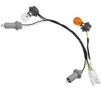 Jodriva Arnés de cableado for portalámparas de luz trasera, for Hyundai Sonata 2011-2014, con vidrio ABS de goma, 92450-3Q000, luz amarilla, 1 juego, material duradero. Soporte de montaje para luz tra