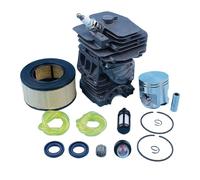Jodriva Bombilla de cebado filtro aire pistón cilindro 44mm, for STIHL, MS251 MS 251, Kit cojinete sello aceite motosierra 1143 020 1207 Kit de cojinetes de cigüeñal para motosierra