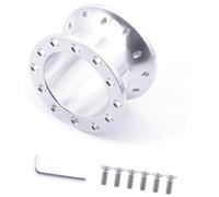 Jodriva Buje de rueda Auto Para Racing Car Hub Boss Kit Tuning, para adaptador espaciador de volante deportivo 30Mm 50Mm(BLACK 50MM Silver)