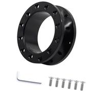 Jodriva Buje de rueda Auto Tuning de automóviles, para adaptador espaciador volante deportivo 30 mm 50 Cnc Aluminio Racing Hub Boss Kit Hubs(BLACK 30MM Black)