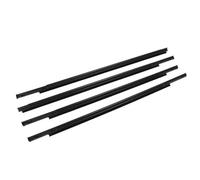 Jodriva Burletes de Goma for Ventana Exterior de Coche, 4 Piezas, Tira de presión Impermeable, Moldura de cinturón de Sellado, for Mitsubishi, for Outlander 2007-2012 Junta de Goma para Puerta
