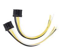 Jodriva Cableado del Conector del arnés de luz Trasera for Peugeot 206, 207, 308, 2008 y 307 (Paquete de 2) Soporte de Montaje para luz Trasera