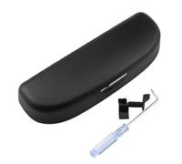 Jodriva Caja de Soporte for Gafas de Sol de Coche, Funda Protectora for Gafas de Coche, for Skoda, Karoq, KODIAQ, 2018 2019 2020 Accesorios Soporte para Gafas de Sol para Coche(Schwarz)