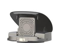 Jodriva Cargador de coche de 15 W, para soporte de teléfono móvil con detección automática infrarroja con ventilador de enfriamiento cargador de coche ergonómico