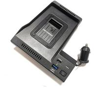 Jodriva Cargador inalámbrico for Coche de 15 W, Cargador rápido for teléfono móvil, Soporte de Carga, Placa de Carga for W213, W214, E200, E260, E350 Cargador inalámbrico para Coche(Black 2016-2021)