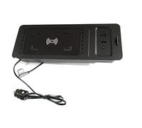 Jodriva Cargador inalámbrico for Coche de 15 W, for Ford, for Explorer, for F-150, SVT Raptor 2017-2020, Adaptador de Carga rápida for teléfono Cargador de Coche