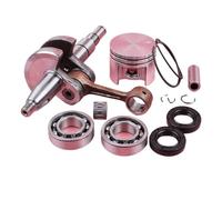 Jodriva Cigüeñal, for STIHL, MS180 018 MS 180 Pistón de 38 mm, cojinete pasador 10, sello aceite, aguja, pieza repuesto for motosierra Kit de cojinetes de cigüeñal para motosierra