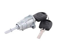 Jodriva Cilindro de cerradura puerta delantera derecha del lado | conductor con 2 llaves, para Golf, para Mk4, para Bora, para Fox para Fabia New, para Beetle, for