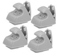 Jodriva Clip de sujeción for Parasol Gris n.º 95994975 for Chevrolet Clip para Parasol de Coche(Black 4)