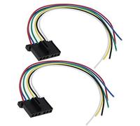 Jodriva Conector de arnés de cableado for luz Trasera de The Lord of The Tools, 2 Piezas, 1778452, for Transit Mk6 Mk7 2006-2014, 6 Pines, 30 cm Soporte de Montaje para luz Trasera