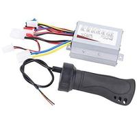 Jodriva Controlador de velocidad de motor cepillado de 36 V y 500 W con juego de empuñadura del acelerador de 8,5 x 6,2 x 3,4 cm, for patinetes eléctricos, bicicletas eléctricas y triciclos Controlado
