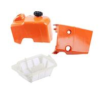 Jodriva Cubierta de la caja del carburador del filtro de aire, cubierta superior del cilindro del motor, for accesorios MS361 MS341 Cubierta del filtro de aire de la motosierra