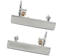 Jodriva Cubierta de manija de puerta de coche Para Aramox Juego de 2 manijas puerta exterior 28852828 exteriores con acabado cromado, para Caprice 1971 a 1976