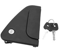 Jodriva Cubierta de manija de puerta de coche Para manija de puerta exterior repuesto Aramox, manijas delanteras exteriores con 2 llaves, para Daf Cf65 Cf75 Cf85(BLACK Front Left Driver Side)