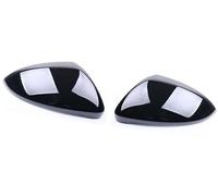 Jodriva Cubierta del espejo retrovisor del coche Carcasas de espejo retrovisor, para Vw, para Golf, para Gti 7 7.5 2014-2018, para, 2016-2018(Schwarz)