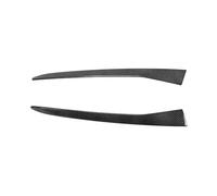 Jodriva Cubierta embellecedora de pegatina lateral de alerón de techo trasero, for X4 G02 2019 2020, decoración de ventana trasera de coche, negro brillante/aspecto de carbono Alerón de ventana traser