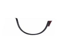 Jodriva Embellecedor de cejas for rueda de guardabarros negro, for NISSAN, Qashqai J11 Rouge Sport 2014-2018 2019 2020 2021 Moldura de paso de rueda(Rear left)