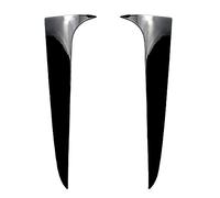 Jodriva Embellecedor de Cubierta Lateral del alerón de la Ventana Trasera del Coche, ABS, Negro Brillante, 2 uds., for Accesorios Exteriores X3 F25 2011-2017 Alerón de Ventana Trasera