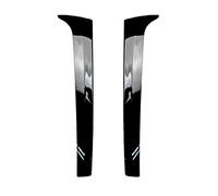 Jodriva Embellecedor de Pegatinas de Cubierta de alerón de Techo de ala Lateral Trasera, Color Negro Brillante, 2 uds., for Touareg, 2011-2017 Alerón de Ventana Trasera