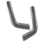 Jodriva Etiqueta engomada de la decoración del coche ABS Cente Panel de control Reposabrazos Mango Agarre Cubierta de la cubierta, for CAYENNE, 2011-2017 Adhesivo para manija de puerta de coche