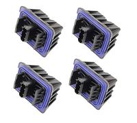 Jodriva For, 2 5 6 I3 F01 F02 F03 F04 F06 F07 51717042974 Accesorios for automóvil Punto de Conector Soporte for Gato Bloque de elevación de Enchufe Almohadilla para Gato de Coche(4 Pcs)