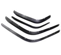 Jodriva For Jeep, Wrangler JL 2018-2023, guardabarros de coche, embellecedor ancho, guardabarros, ceja de rueda, tira de extensión más ancha Moldura de paso de rueda(HIGHER FENDER)
