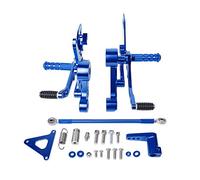 Jodriva , for, MT-09 FZ-09 MT 09 FZ09 2013 2014 2015 2016 Reposapiés Traseros Ajustables con Motor Reposapiés Pedal Reposapiés Reposapiés MT09 Reposapiés Traseros Reposapiés para Motocicleta(Blue)