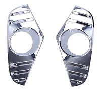 Jodriva For RAV4, 2019 2020 2021 molduras exteriores de automóviles, par luces antiniebla delanteras cromadas for montaje en pasta Ajuste de la cubierta de la luz antiniebla del coche