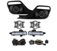 Jodriva For Swift, 2018 2019, faros antiniebla delanteros for automóvil, luces LED de circulación diurna, lámpara de señal de giro DRL con interruptor de cable, accesorios de 12 V, faros antiniebla Co