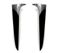 Jodriva For X3 F25 2011-2017 embellecedor de ventana trasera alerón lateral tapa de maletero de coche negro brillante cubierta de puerta trasera divisor protector de sombra de labios Alerón de ventana